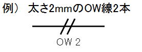 OW線図記号例